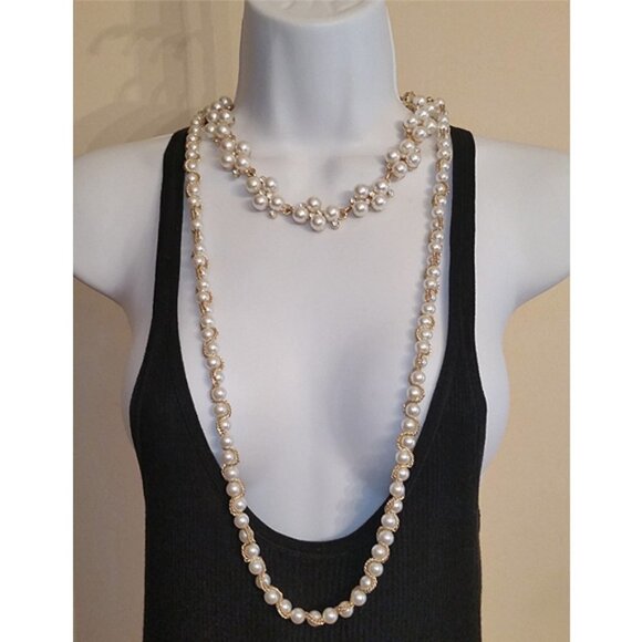 CURATED bundle vintage glam inspired faux pearls - Picture 3 of 4